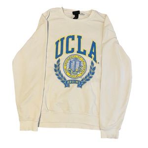 H&M UCLA White Crewneck Sweater